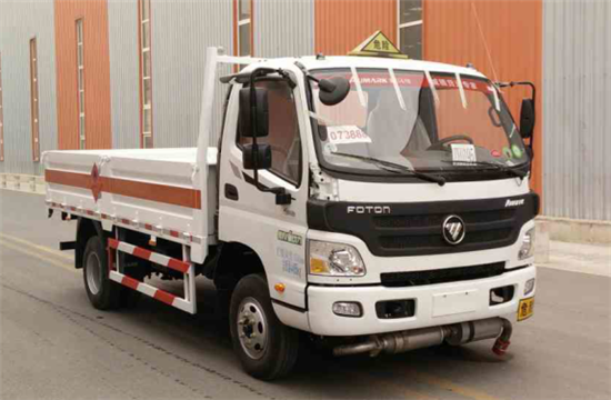 福田欧马可栏板气瓶运输车