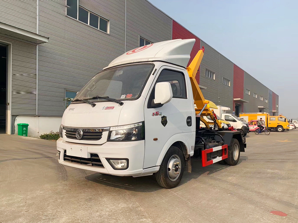东风途逸车厢可卸式垃圾车